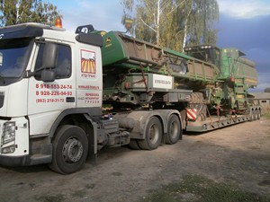 Перевозка сельхоз техники